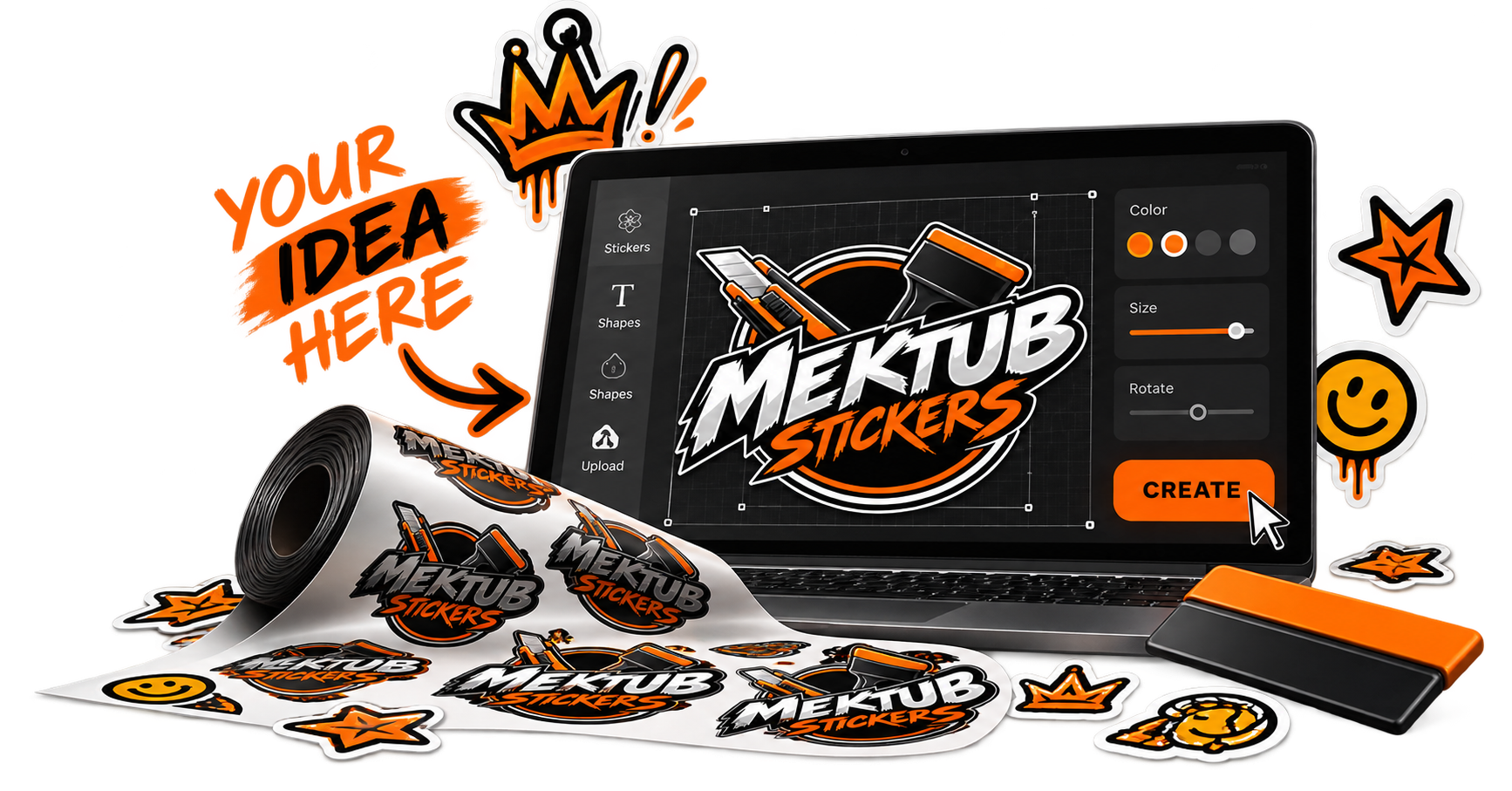 MEKTUB branding visual system